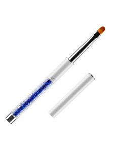 Brush for gel modeling №6/E (nylon; handle: metal, acrylic)